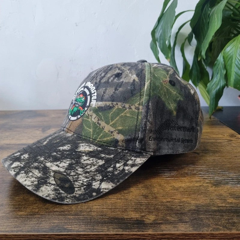 Vintage American Baseball Hat Snapback cap one size adjustable mossy oak camo muffin monster