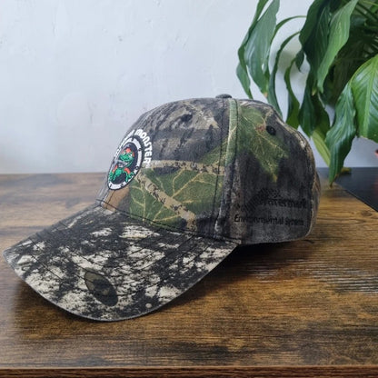 Vintage American Baseball Hat Snapback cap one size adjustable mossy oak camo muffin monster
