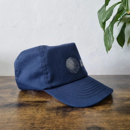 Vintage American Trucker Hat Snapback cap one size adjustable At&T navy