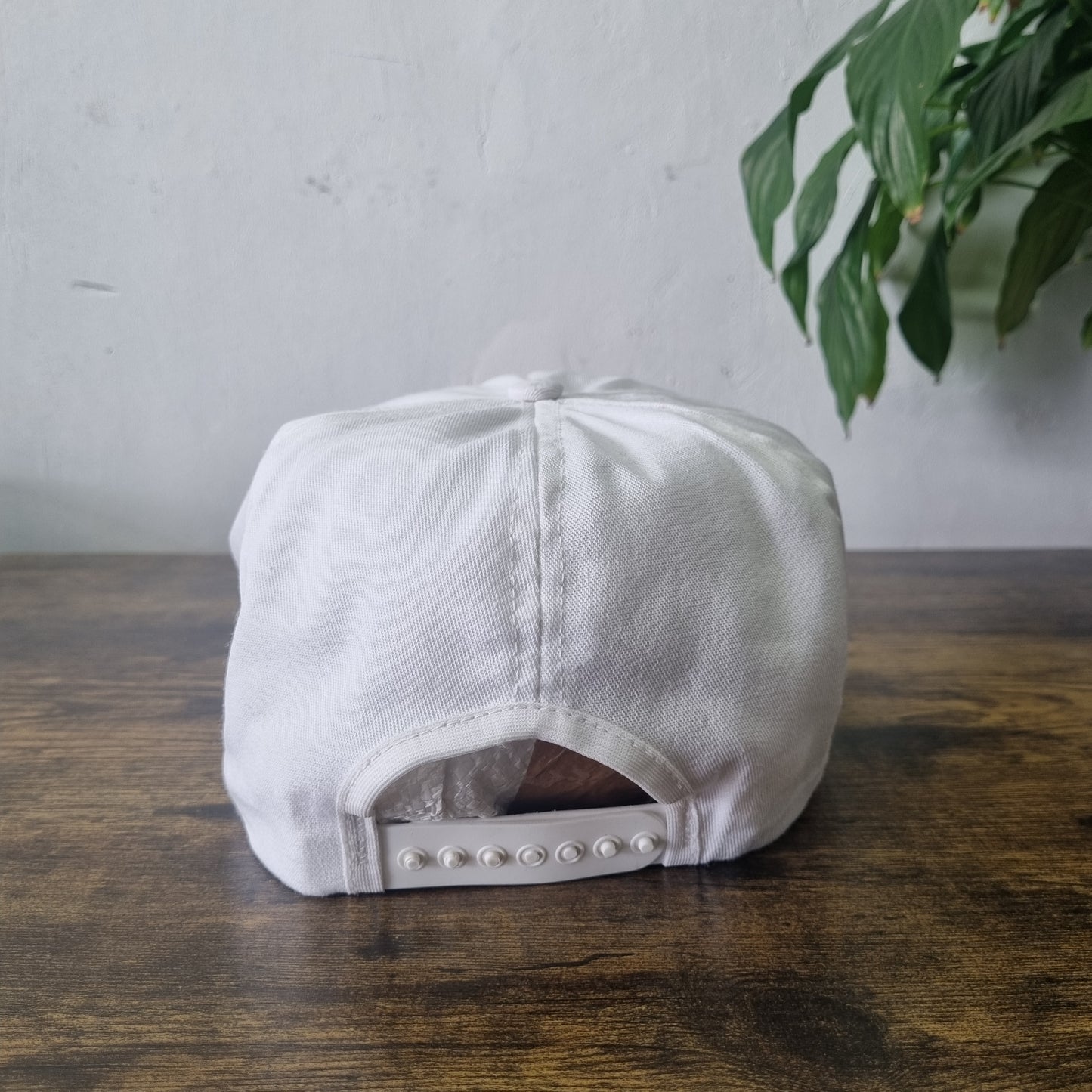 Vintage American Trucker Hat Snapback cap one size adjustable white Atlas Powder