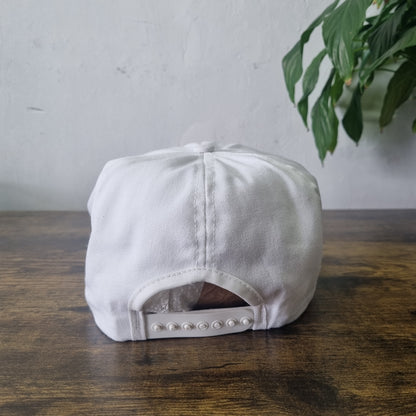 Vintage American Trucker Hat Snapback cap one size adjustable white Atlas Powder