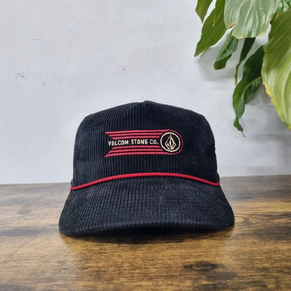Vintage Volcom Baseball Hat Snapback cap one size adjustable black