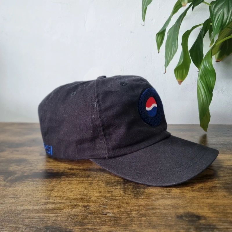 Vintage Pepsi baseball Hat Snapback cap one size adjustable black