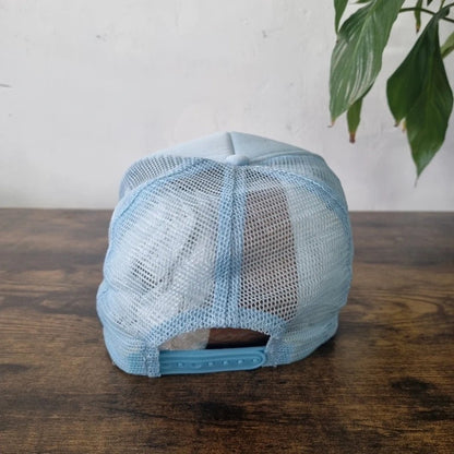 Vintage American Trucker Hat Snapback cap one size adjustable blue hawaii i got leid