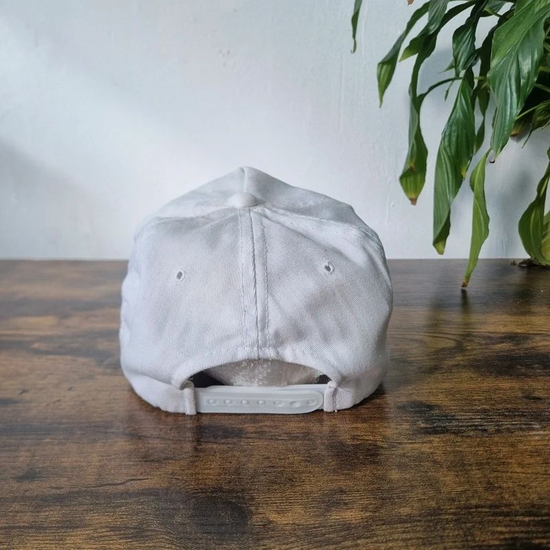 Vintage American Trucker Hat Snapback cap one size adjustable white Helicopter