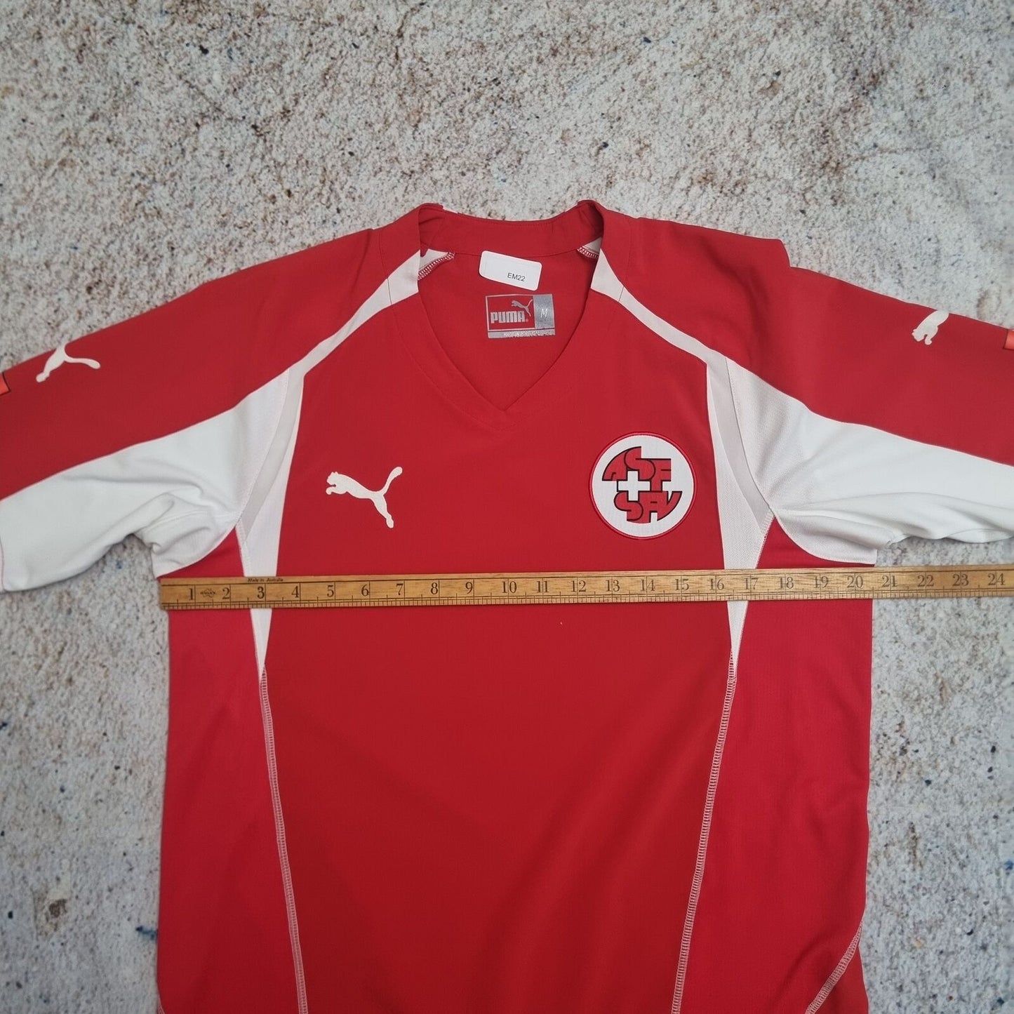 Puma SWITZERLAND JERSEY FOOTBALL SHIRT 2004 - Red - Size M