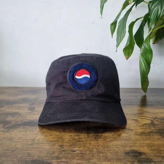 Vintage Pepsi baseball Hat Snapback cap one size adjustable black