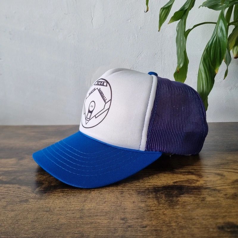 Vintage American Trucker Hat Snapback cap one size adjustable nixa youth baseball