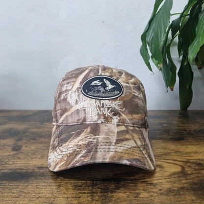 Vintage American baseball Hat Snapback cap one size adjustable khaki realtree camo ducks