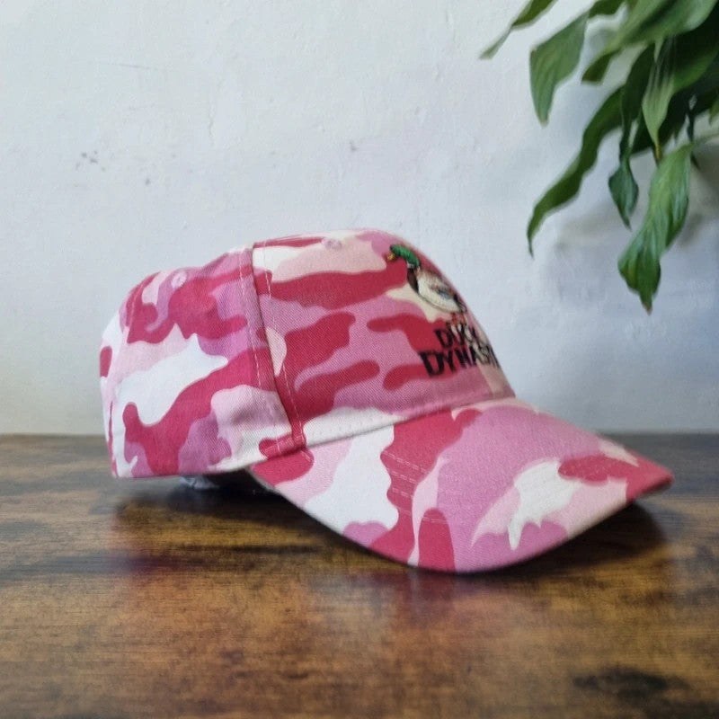 Vintage American Baseball Hat Snapback cap one size adjustable pink camo duck dynasty