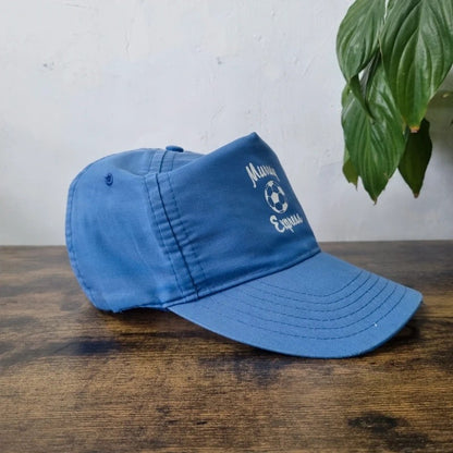 Vintage American Trucker Hat Snapback cap one size adjustable blue Murray Express football