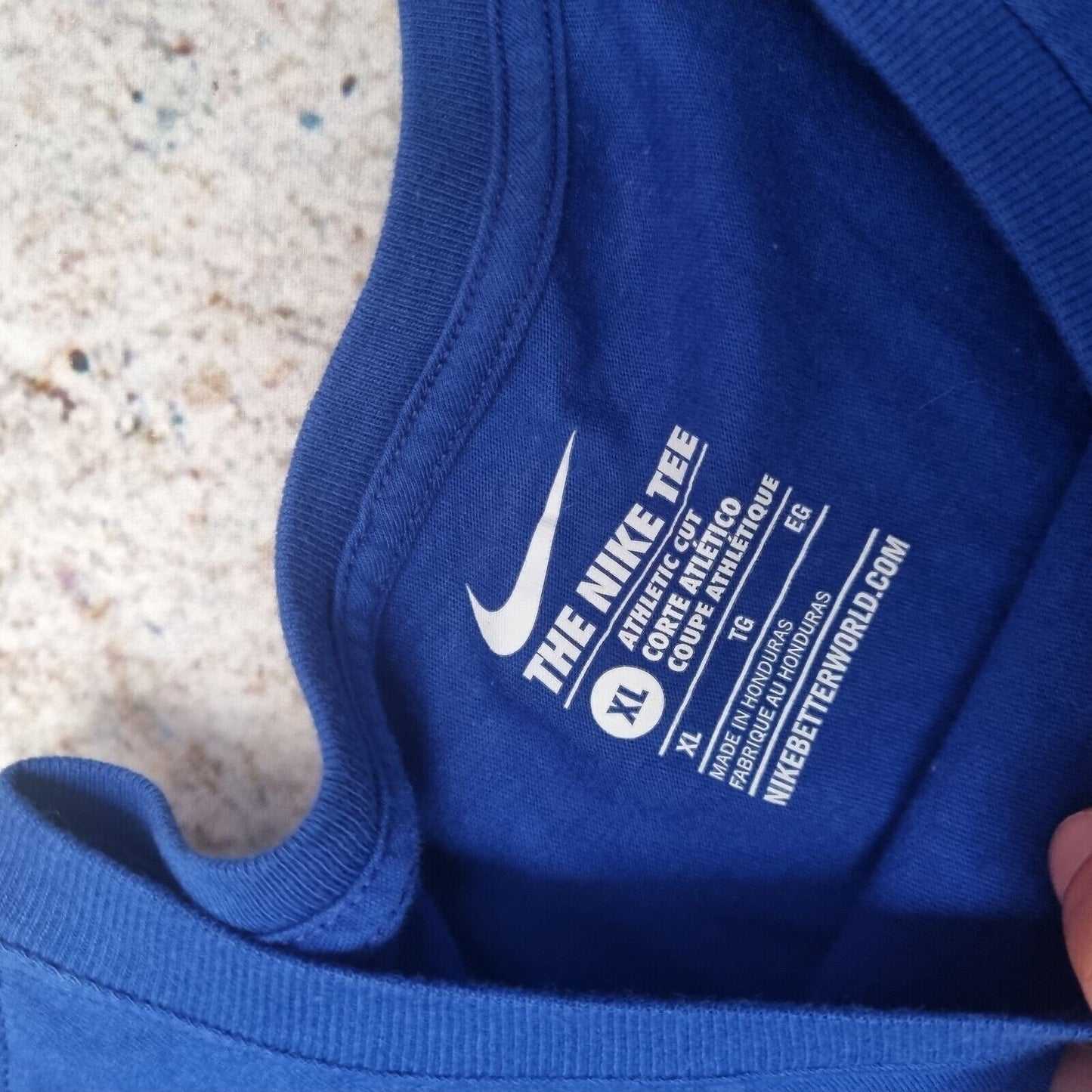 Nike Kansas City Royals FLY LIKE BO MLB T shirt Size XL Blue