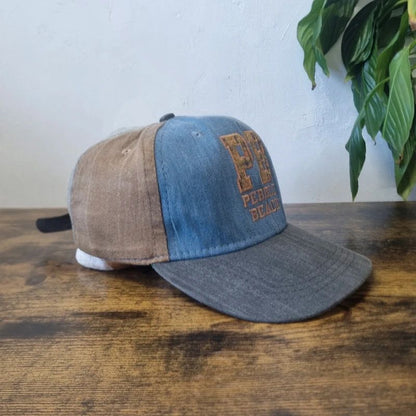 Vintage American baseball Hat Snapback cap one size adjustable blue pebble beach