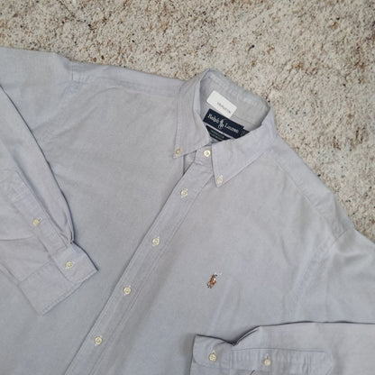 Ralph Lauren OXFORD SHIRT YARMOUTH PLAIN 35 - Purple - Size 16