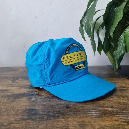 Vintage American Trucker Hat Snapback cap one size adjustable Conair blue