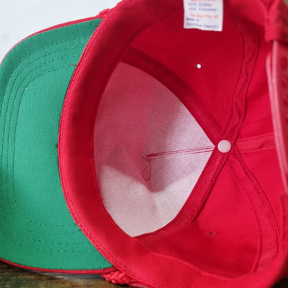 Vintage American Trucker Hat Snapback cap one size red Dodge Car