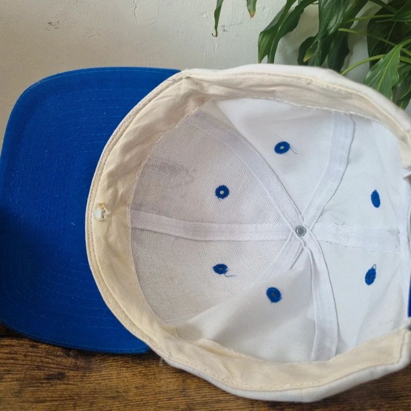 Vintage American Baseball Hat Snapback cap one size adjustable white blue san Francisco