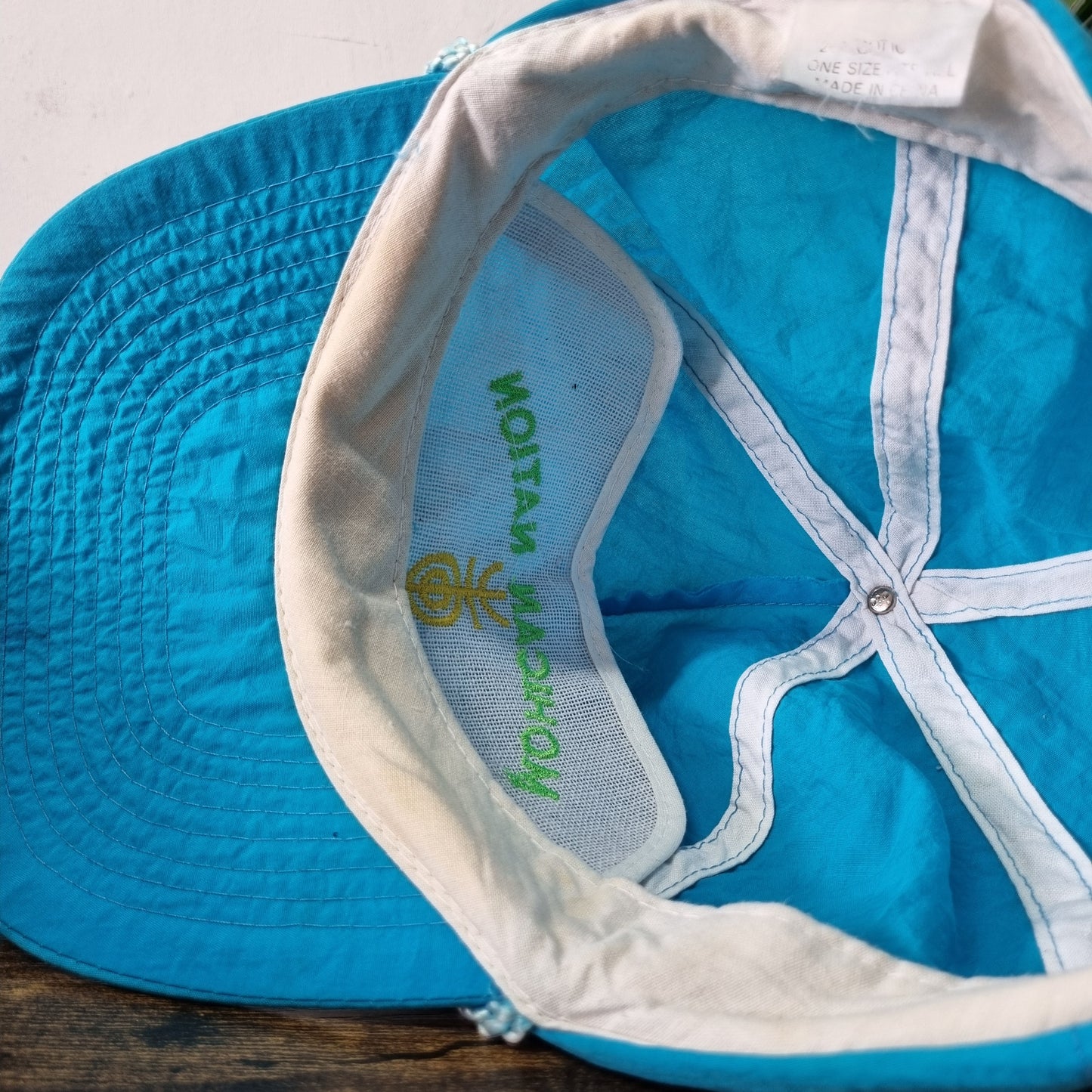 Vintage American Trucker Hat Snapback cap one size blue mohican nation