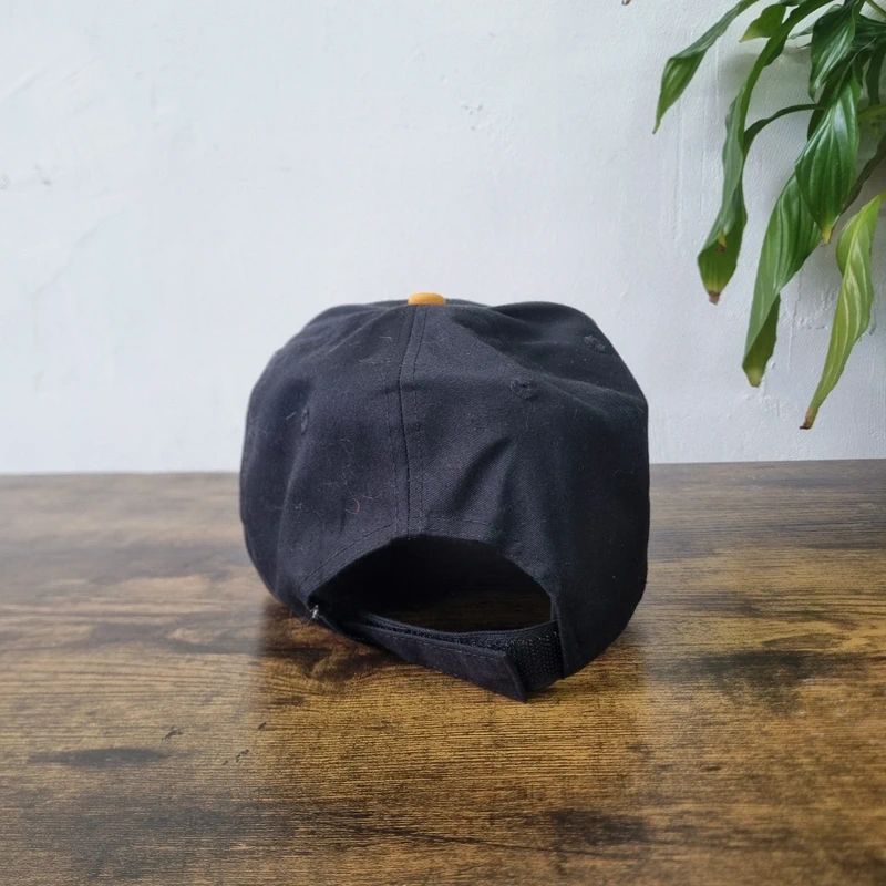 Vintage American Bowling Green Hot Rods baseball Hat Snapback cap one size adjustable black yellow
