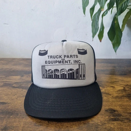 Vintage American Trucker Hat Snapback cap one size adjustable truck parts