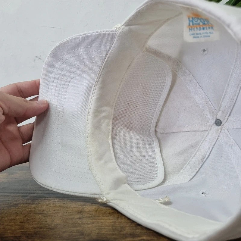 Vintage American Trucker Hat Snapback cap one size adjustable white Frank's Auto Glass