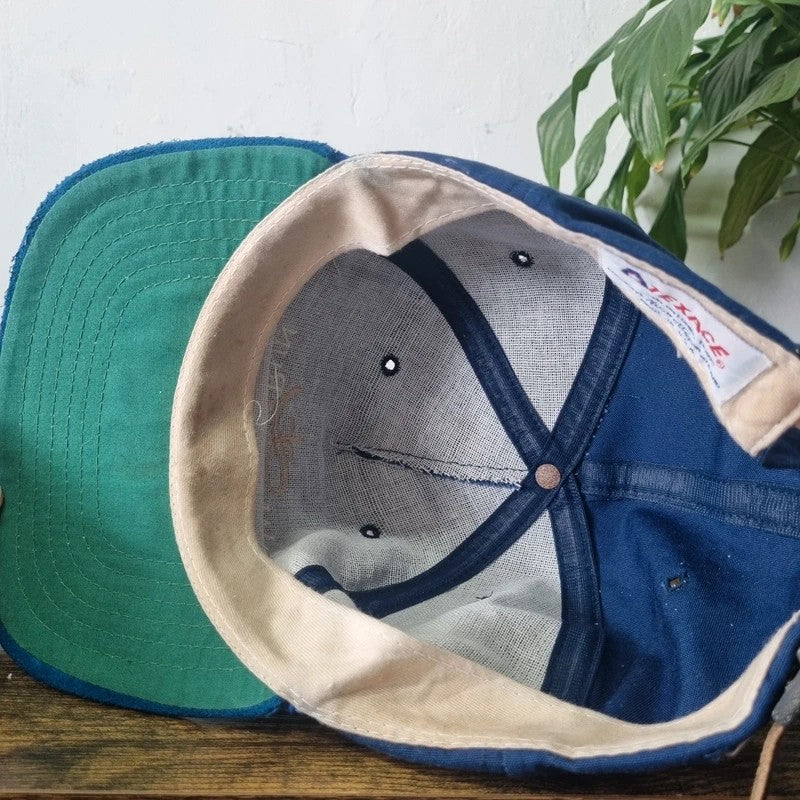 Vintage American baseball Hat Snapback cap one size adjustable willows run blue