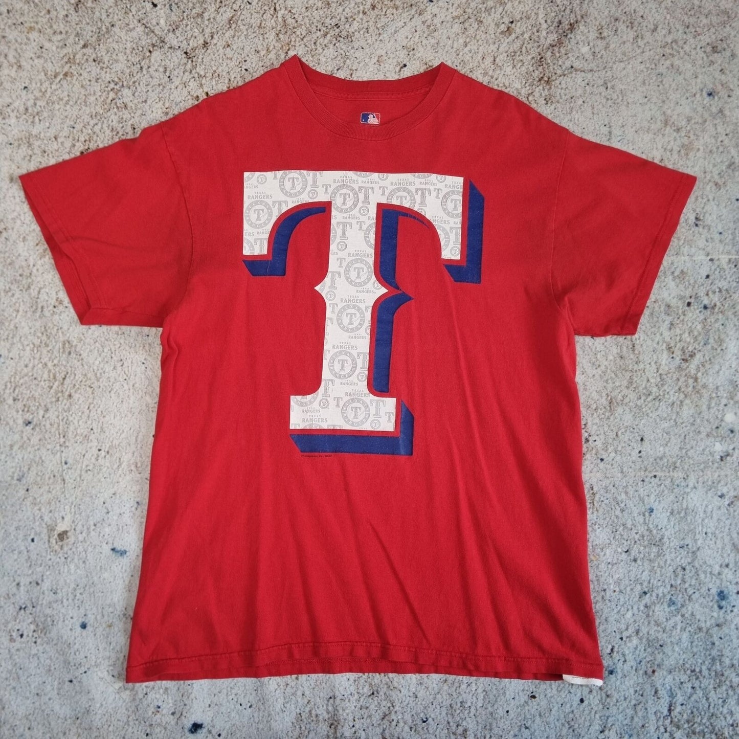 MLB T-SHIRT TEXAS RANGERS MLB USA TOP TEE  - Red - Size L