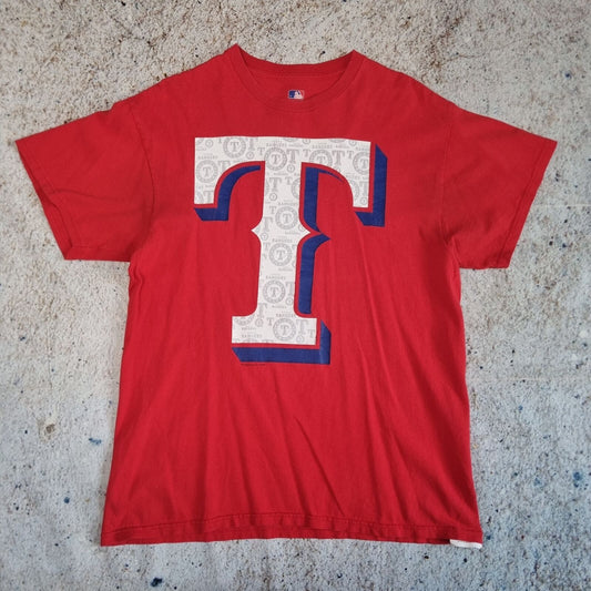 MLB T-SHIRT TEXAS RANGERS MLB USA TOP TEE  - Red - Size L