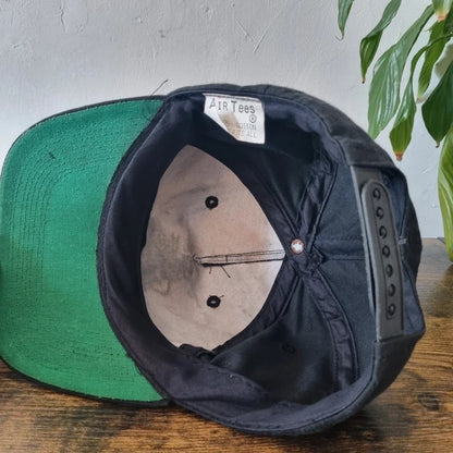 Vintage American Baseball Hat Snapback cap one size adjustable Flintstones black