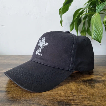 Vintage American Baseball Hat Snapback cap one size adjustable black hawk
