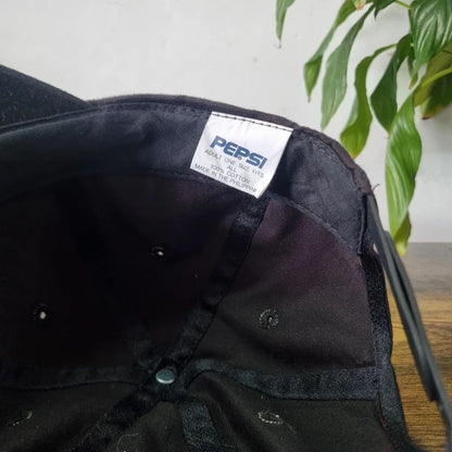 Vintage Pepsi baseball Hat Snapback cap one size adjustable black