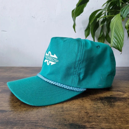 Vintage American Trucker Hat Snapback cap one size adjustable acco feeds green farming