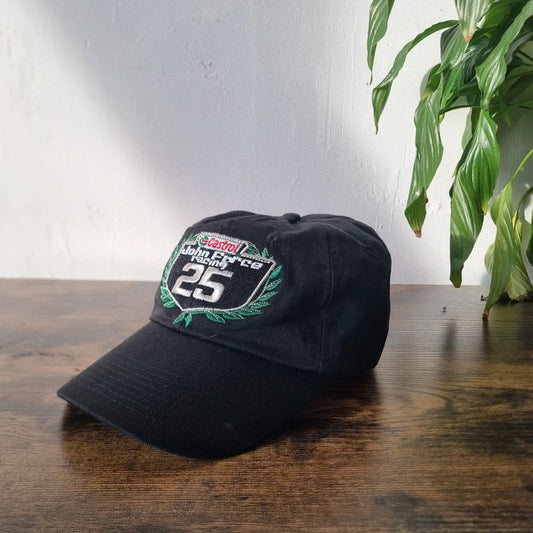 American Racing Baseball Hat Snapback cap one size adjustable black Castor oil