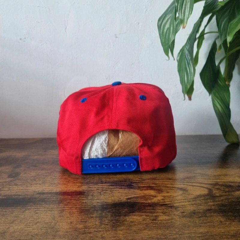 Vintage American Baseball Hat Snapback cap one size adjustable Montreal Canadiens NHL red blue