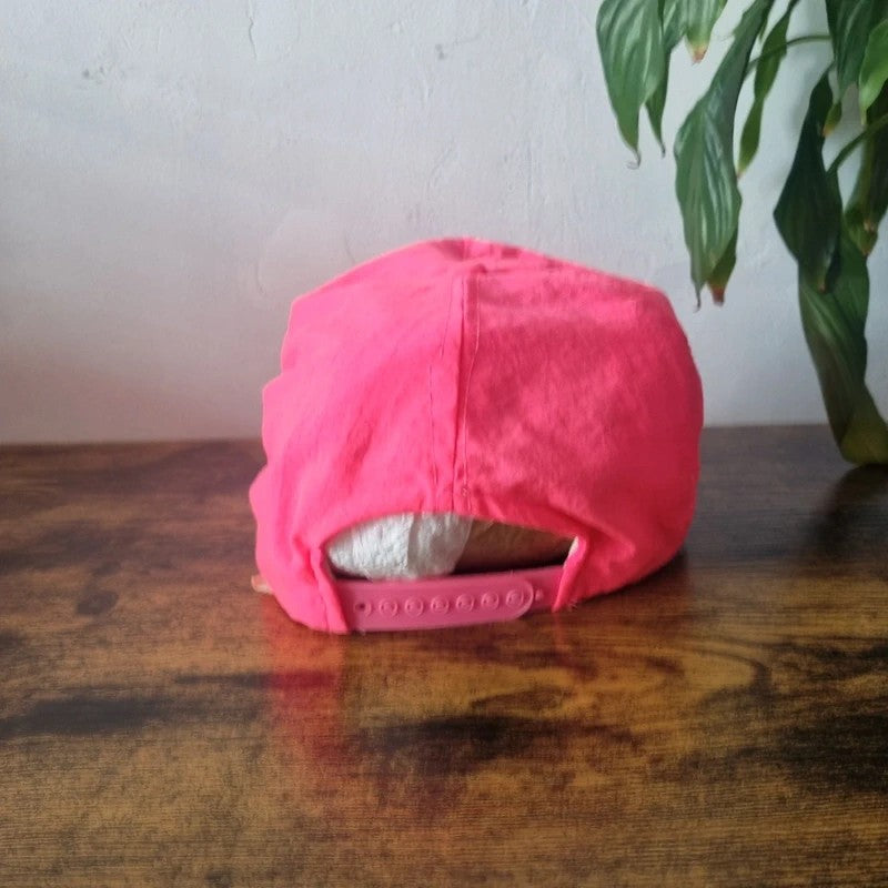 Vintage American Trucker Hat Snapback cap one size adjustable neon pink Vancouver
