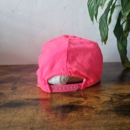 Vintage American Trucker Hat Snapback cap one size adjustable neon pink Vancouver