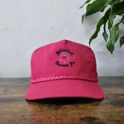 Vintage American Trucker Hat Snapback cap one size adjustable pink Silverbell Tucson Az