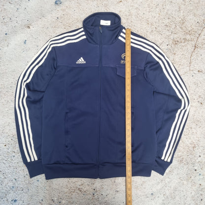 Adidas FRANCE TRACK JACKET 2008 RETRO - BLUE SIZE M