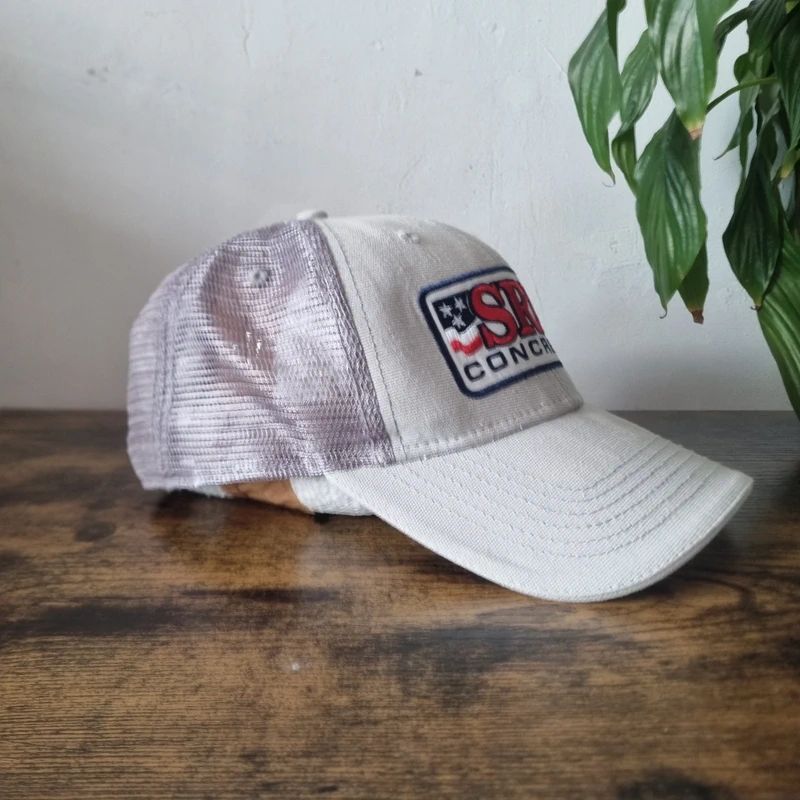 American baseball Hat Snapback cap one size adjustable grey SRM concrete
