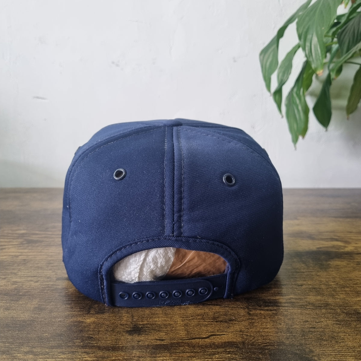 Vintage American Trucker Hat Snapback cap one size adjustable navy central coop