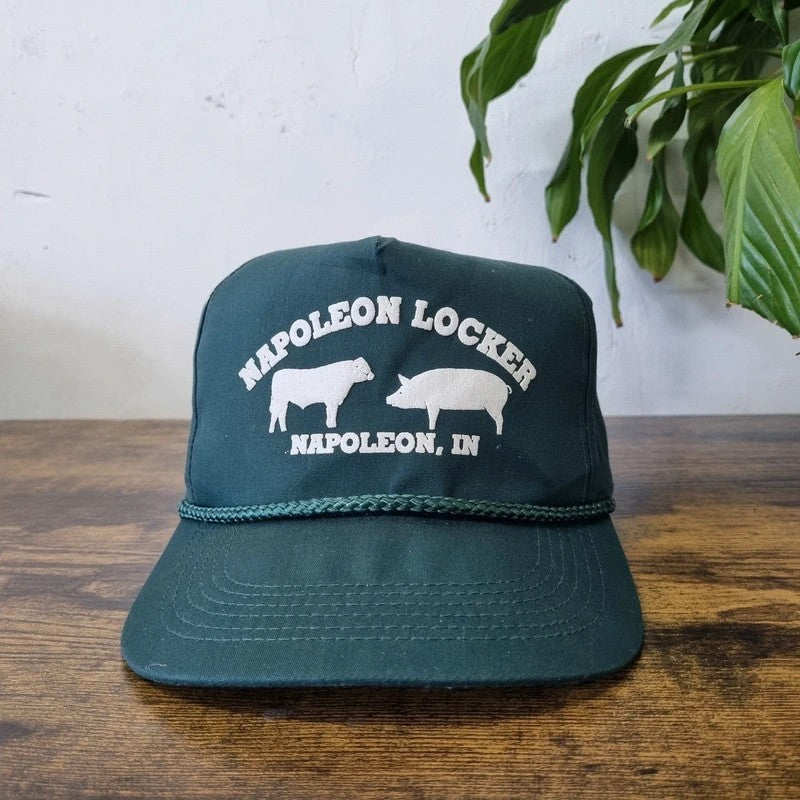 Vintage American Trucker Hat Snapback cap one size adjustable napoleon locker animal farm