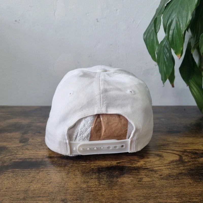 Vintage American Baseball Hat Snapback cap one size adjustable Nassau Bahamas White shark