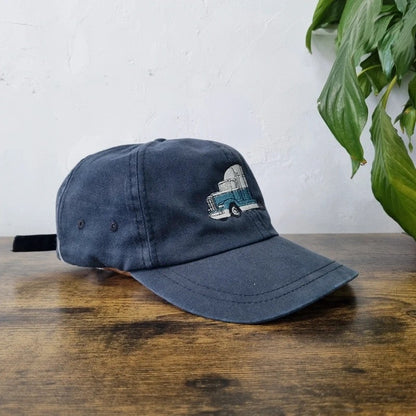 Vintage American Baseball Hat Snapback cap one size adjustable faded black truck