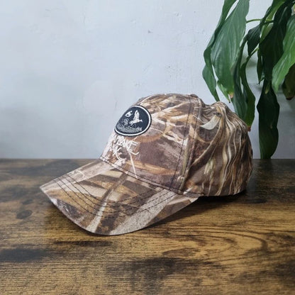 Vintage American baseball Hat Snapback cap one size adjustable khaki realtree camo ducks