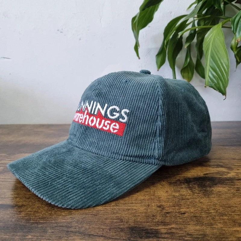 Vintage American Baseball Hat Snapback cap one size adjustable green bunnings warehouse