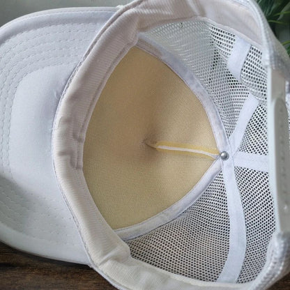 Vintage German Trucker Hat Snapback cap one size adjustable Suedwestfunk radio white