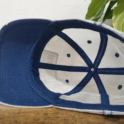 Vintage American Baseball Hat Snapback cap one size adjustable blue white natural light beer
