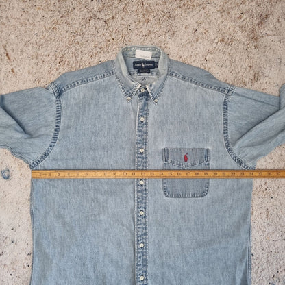 Ralph Lauren DENIM SHIRT BIG SHIRT  - Blue - Size M