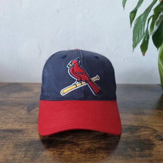 Vintage American Baseball Hat Snapback cap one size St. Louis Cardinals mlb navy red