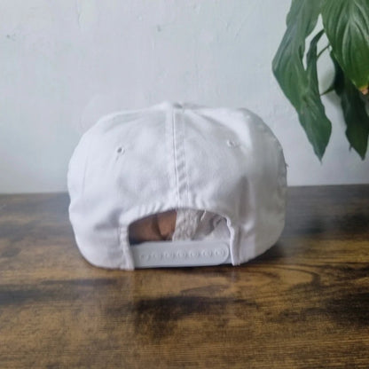 Vintage American Trucker Hat Snapback cap one size adjustable white computers plus inc